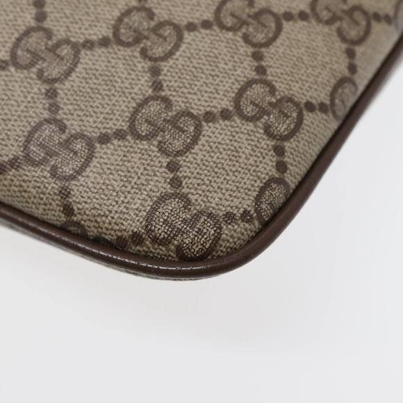 GUCCI GG Supreme Web Sherry Line Shoulder Bag PVC Beige 904 02 047 Auth 88145 - Picture 12 of 16